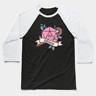 D&D Druid D20 Baseball T-Shirt